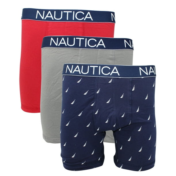 Nautica Mens Classic Cotton Stretch Multipack Briefs
